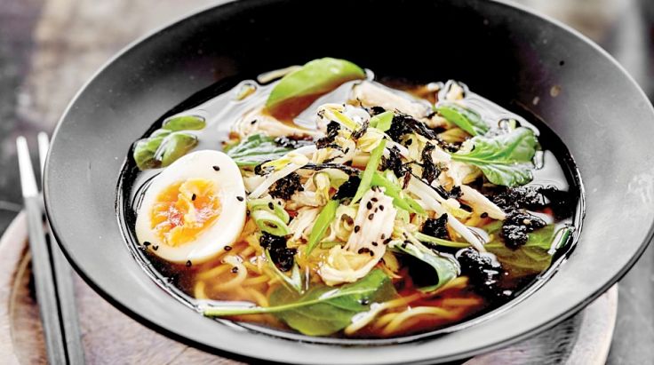 Chicken broth with yuzu ramen recipe - see more wonderful recipes here